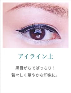 アイライン上