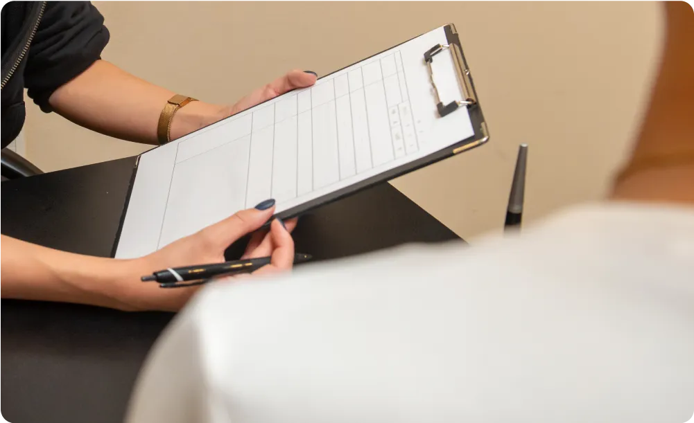 カウンセリングの様子