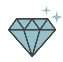 ダイヤモンドのイラスト
