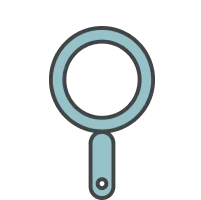 ルーペのイラスト